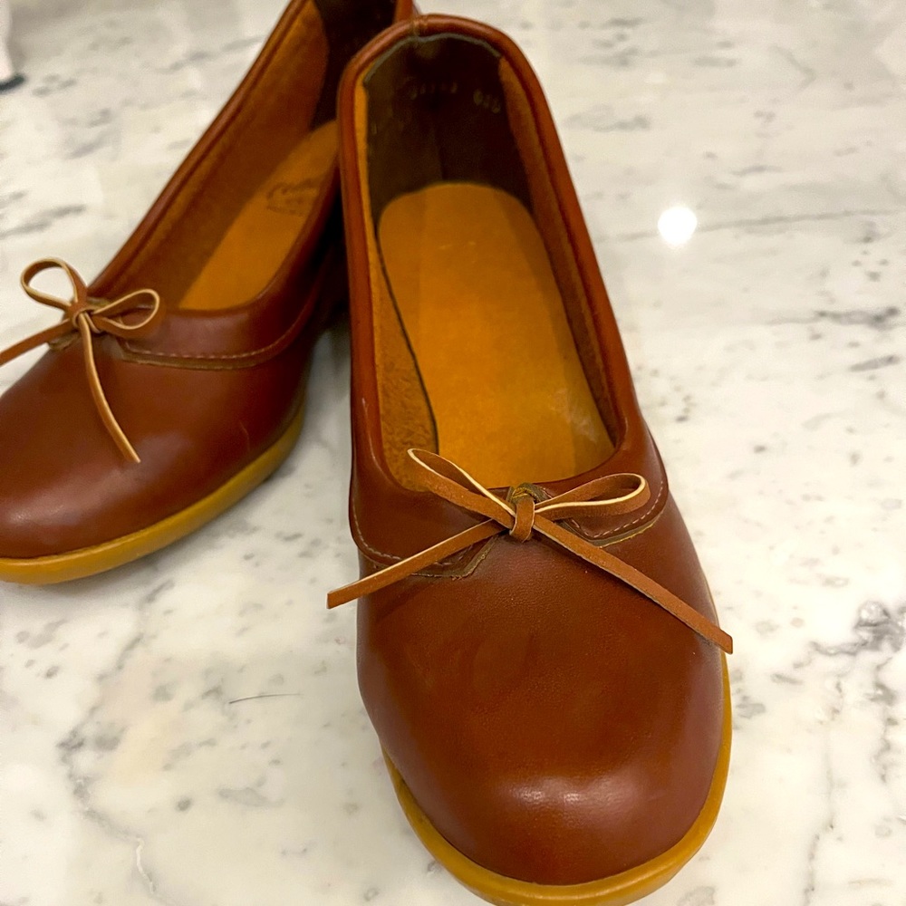Vintage vegan leather shoes.